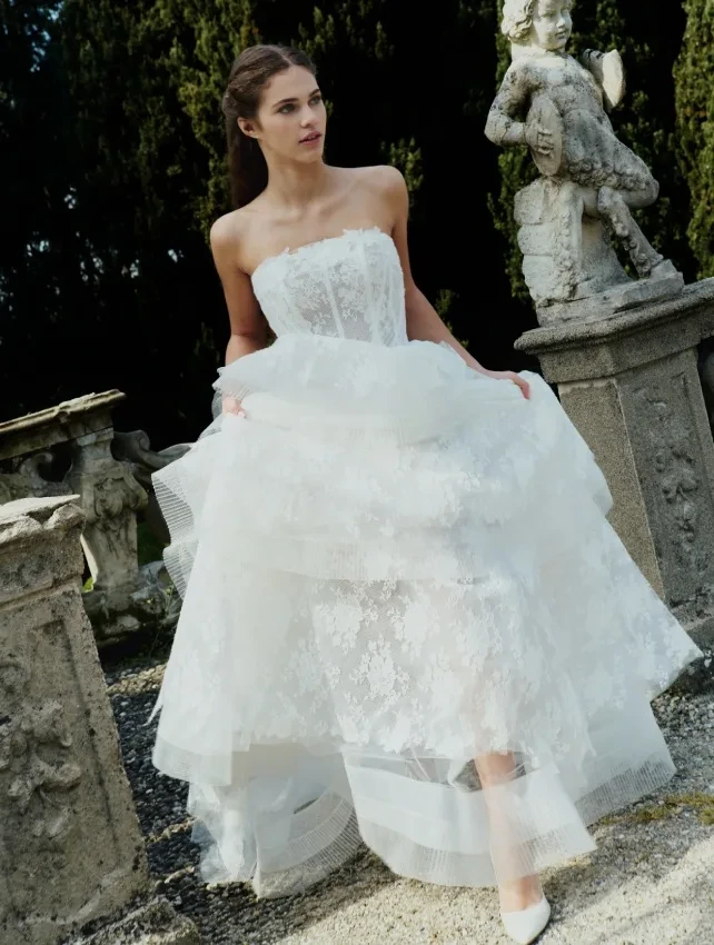 Model wearing a bridal gown #1