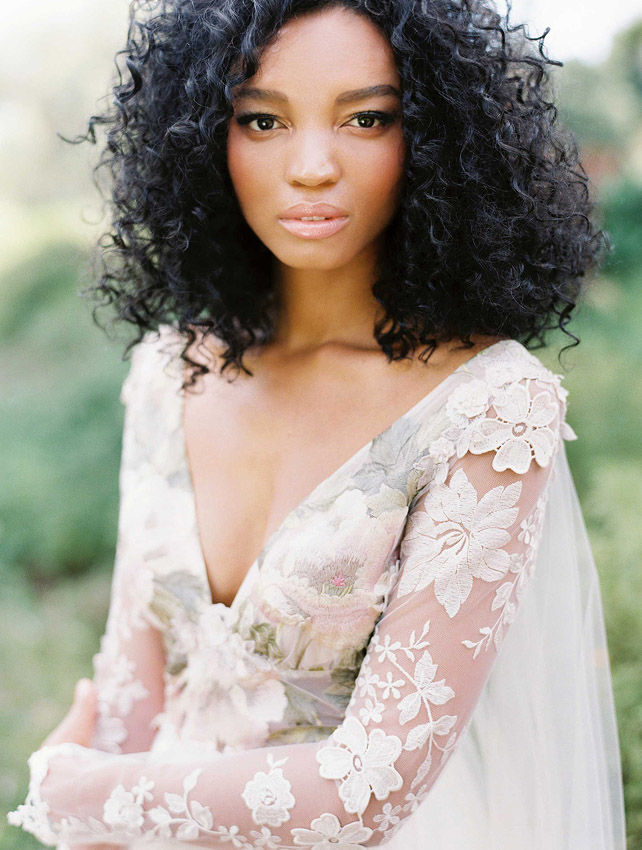 Model wearing a bridal gown #4